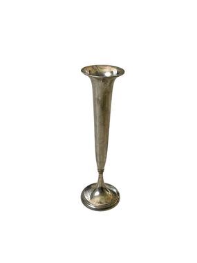 Vintage Silver Plated Single Bud Flute Vase Uni-Ep SP Zinc